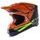 prilba SUPERTECH S-M8 FACTORY, ALPINESTARS (tmavá modrá/oranžová/žlutá fluo lesklá)
