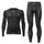 súprava funkčního trika s dlhým rukávom a kalhot K-LITE, pánske TECSO (čierna)