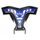 XRW FRONT BUMPER X16 BLACK PHD BLUE