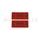 univerzální odrazka obdélník, samolepící, červená (69x31,5 mm) 2 ks