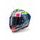 prilba S-R7 LUMEN, ALPINESTARS (stříbrná/černá/růžová/žlutá fluo) 2026