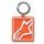 kľúčenka CORP SHIFT KEY FOB, ALPINESTARS (oranžová)