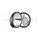 přídavné světlo dálkové kruhové černé (průměr 170 mm) Luminator Compact Metal HELLA