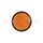 univerzální odrazka kulatá, plastový držák se šroubem, oranžová (průměr 60 mm)