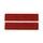 univerzální odrazka obdélník, samolepící, červená (173x40 mm) 2 ks