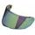 plexi pre prilby Integral GT 2.0/2.1 a GTS 2.1 s prípravou pre Pinlock, CASSIDA (zrkadlové zelené REVO)