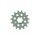 Reťazová sada EK - zlatý reťaz 520 ZVX, X-krúžok, koliesko SUPERSPROX, rozeta SUPERSPROX pre YAMAHA SRX 600 1986-1989