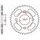 oceľová rozeta pre sekundárne reťazy typu 428, JT - Anglicko (50 zubov)