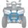 XRW FRONT BUMPER ALU SX1 BLUE RAL 5012 - SEGWAY SNARLER AT6 S / L