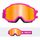 LS2 CHARGER GOGGLE PINK WITH IRIDIUM VISOR