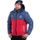 bunda DEFROST22 NATION, 101 RIDERS (modrá/červená)
