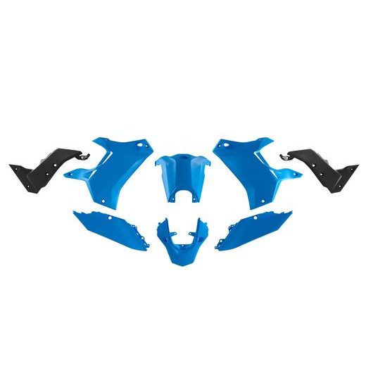 SADA PLASTOV BEZ PREDNÉHO BLATNÍKA YAMAHA TENERE, RTECH (MODRÁ, ČIERNA) RALLY EDÍCIA GAULOISES