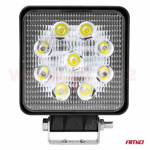 LED PRACOVNÍ SVĚTLO, NAPĚTÍ 9-36 V, (9 LED 3030), SVĚT. TOK 2160 LM, (110 X 110 MM)