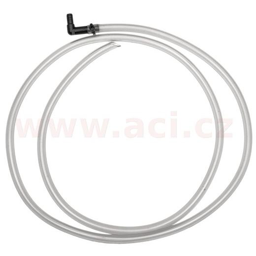 ODVETRÁVACIA HADIČKA 120 CM S UHLOVÝM ADAPTÉROM S PRIEMEROM NA VSTUPE 0,5 CM