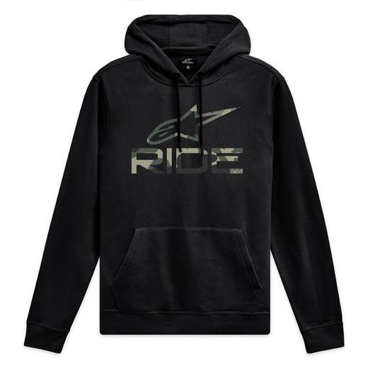 MIKINA RIDE CAMO HOODIE 4, ALPINESTARS (ČIERNA)
