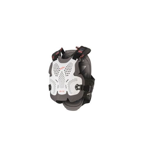 CHRÁNIČ HRUDI A-4 MAX, ALPINESTARS (BÍLÁ/ANTRACIT/ČERVENÁ) 2025