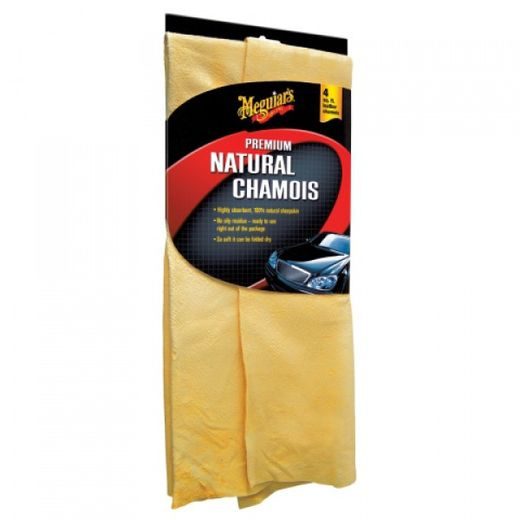MEGUIARS NATURAL CHAMOIS - LUXUSNÉ PRÍRODNÝ JELENICE