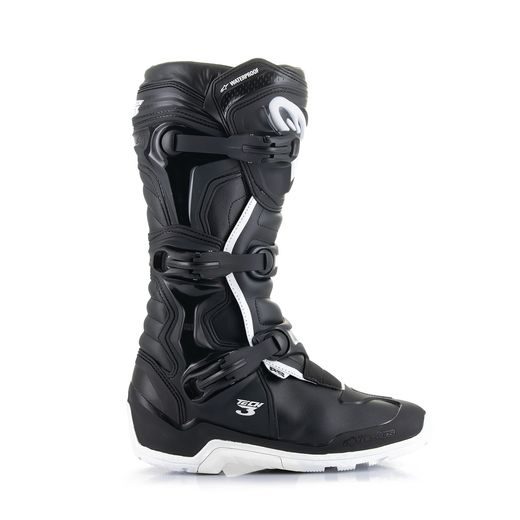 TOPÁNKY TECH 3 ENDURO WATERPROOF, ALPINESTARS (ČERNÁ/BÍLÁ) 2026