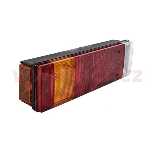 ZADNÍ SVĚTLO UNIVERZÁLNÍ OBDÉLNÍKOVÉ S ODRAZKOU, KABELEM A UCHYCENÍM NA 2 ŠROUBY TRUCK L