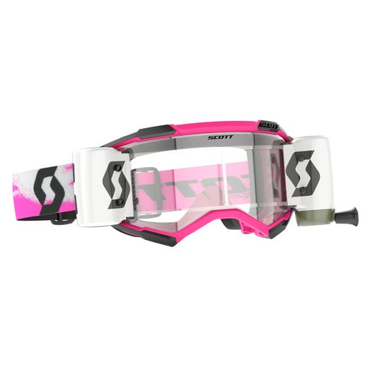 SCOTT BRÝLE FURY WFS PINK/BLACK CLEAR WORKS
