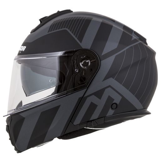 PRILBA MODULO 2.1 PROFILE VISION, CASSIDA (ČIERNA MATNÁ/ŠEDÁ/ŠEDÁ REFLEXNÉ, PLEXI S PRÍPRAVOU PRE PINLOCK) 2026