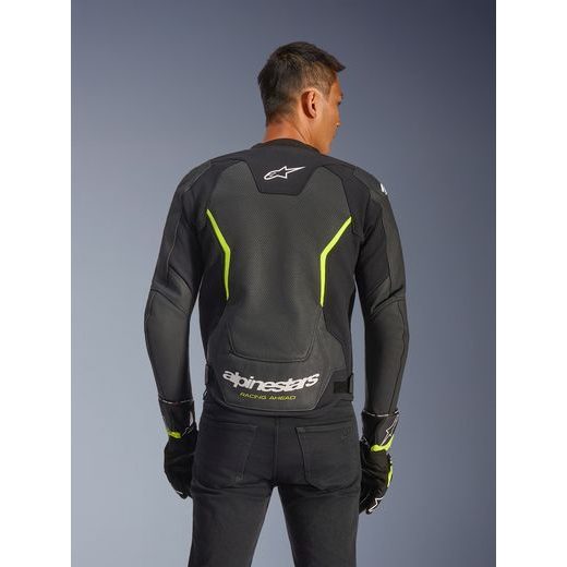 BUNDA GP FORCE V2 AIRFLOW, ALPINESTARS (ČERNÁ/ŽLUTÁ FLUO) 2026