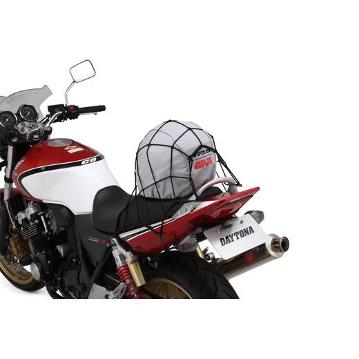 PRUŽNÁ BATOŽINOVÁ SIEŤ S KOVOVÝMI HÁČIKY, DAYTONA (40 X 40 CM, ČIERNA)