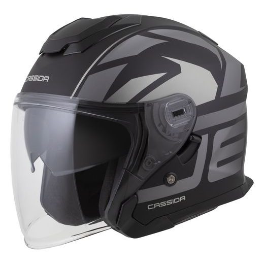 PRILBA JET TECH 2.0 ROTO, CASSIDA (ČIERNA MATNÁ/ŠEDÁ/BÍLÁ) 2026