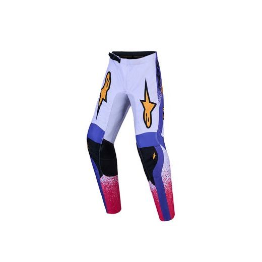 NOHAVICE FLUID DRAG YOUTH, ALPINESTARS, DETSKÉ (SVETLE ŠEDÁ/FIALOVÁ/ZLATÁ) 2027