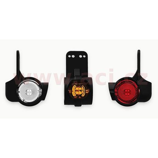 POZIČNÍ SVĚTLO LED (113X86 MM) KOMBINACE 3V1 S GUMOVÝM DRŽÁKEM, KABEL 0,5 M, L