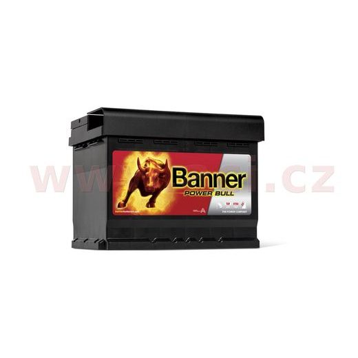 62AH BATERIE, 550A, PRAVÁ BANNER POWER BULL 241X175X190