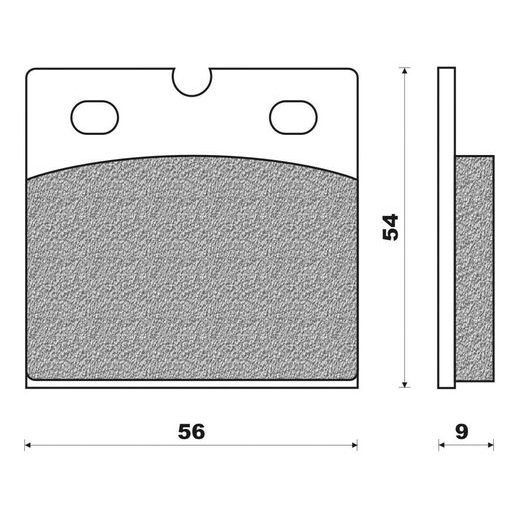 BRZDOVÉ DOŠTIČKY, NEWFREN (ZMES ROAD TOURING ORGANIC) 2 KS V BALENIE