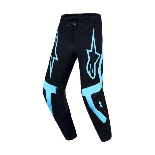 NOHAVICE SUPERTECH VESTA, ALPINESTARS (ČERNÁ/TYRKYSOVÁ) 2027