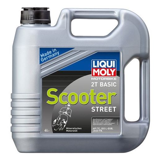 LIQUI MOLY MOTORBIKE 2T BASIC SCOOTER, MINERÁLNÍ MOTOROVÝ 2T OLEJ 4 L