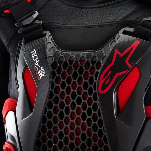 AIRBAGOVÁ VESTA TECH-AIR®OFF-ROAD SYSTEM, ALPINESTARS (ČERNÁ/ČERVENÁ) 2026