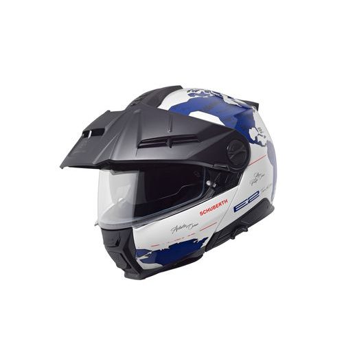 PRILBA SCHUBERTH E2 ATLAS WHITE/BLUE