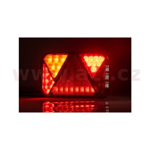 ZADNÍ SVĚTLO LED 200X130 MM, KABEL 1 M, L