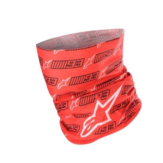 NÁKRČNÍK MM93 KOLEKCE, ALPINESTARS (ČERVENÁ/ČERNÁ/BÍLÁ) 2026