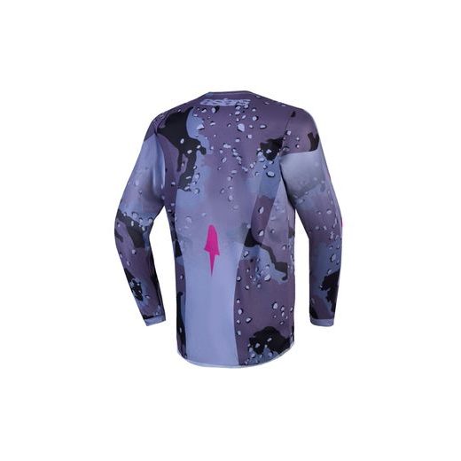 DRES FLUID LONE YOUTH, ALPINESTARS, DETSKÉ (ŠEDÁ CAMO/FIALOVÁ) 2027
