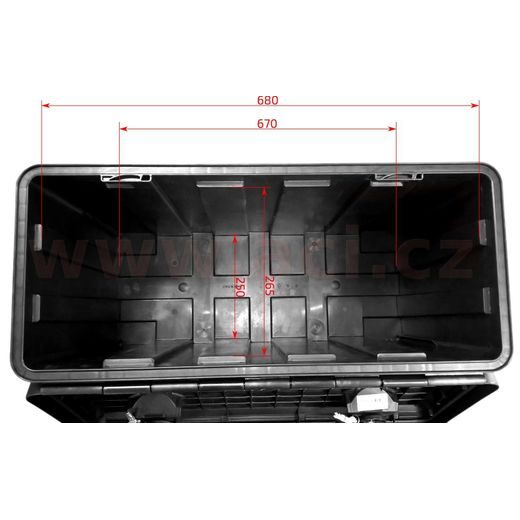 BOX NA NÁŘADÍ JUST 750, 750X350X450 MM ORIGINÁL