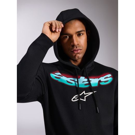 MIKINA ELLIPSOID HOODIE, ALPINESTARS (ČIERNA)
