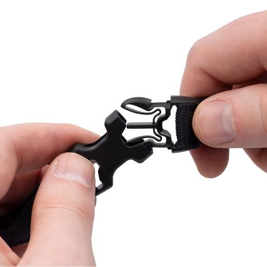 ZAVAZADLOVÉ POPRUHY ATLAS B-CLIP, 2 KS, OXFORD (ČIERNA, 17MM X 2M)