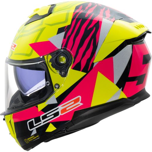 LS2 FF808 STREAM II TIGER H-V YELLOW PINK-06