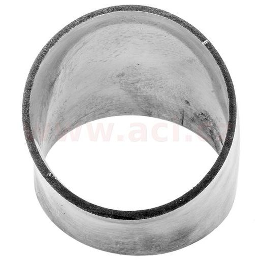 UNIVERZÁLNÍ OHYB VÝFUKU NEREZ, TLOUŠŤKA 2MM, VNĚJŠÍ PRŮMĚR 70MM, ÚHEL 45° STRAIGHTFLOW