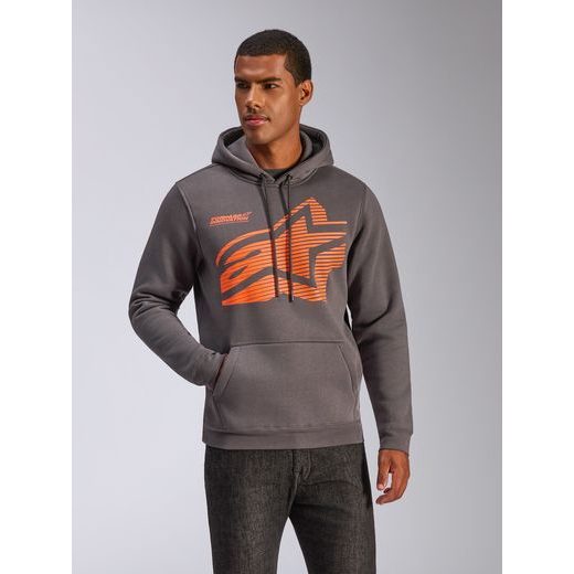 MIKINA FASTING HOODIE, ALPINESTARS (ŠEDÁ)