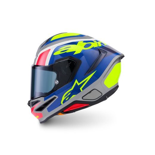 PRILBA S-R7 LUMEN, ALPINESTARS (STŘÍBRNÁ/ČERNÁ/RŮŽOVÁ/ŽLUTÁ FLUO) 2026