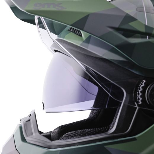ENDURO HELMET GMS ADVENTUS CAMO ZG15002 MATT GREEN-BLACK-CAMO M