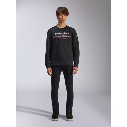 MIKINA BETTERN CREW, ALPINESTARS (ČIERNA)