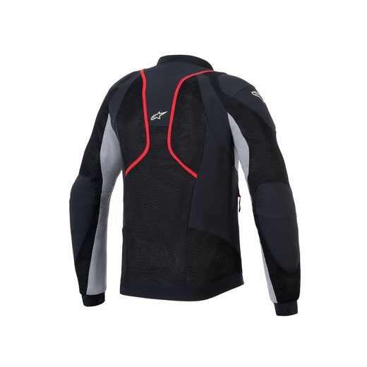 BUNDA TROOP-AIR PRE, ALPINESTARS (ČERNÁ/SVĚTLE ŠEDÁ/ČERVENÁ) 2026