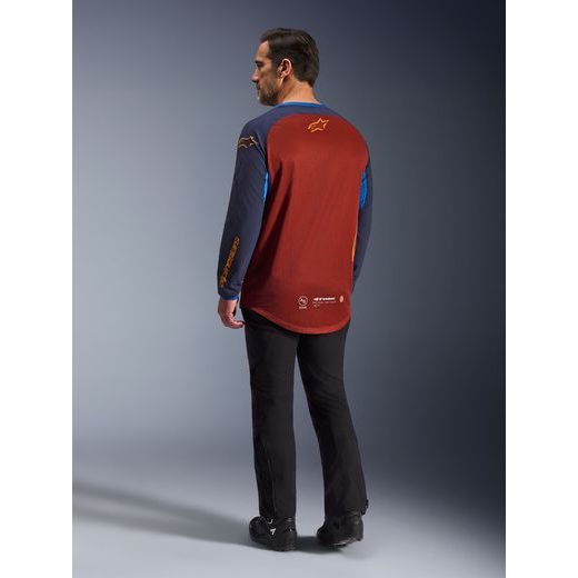 DRES MAXDURA DUAL, ALPINESTARS (ORANŽOVÁ/TMAVĚ MODRÁ) 2026